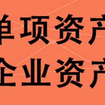 兰州企业资产处置评估，总资产评估，净资产评估