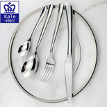 YAYODA騎士系列刀叉勺子品質西餐具304不銹鋼厚重方柄公司禮品圖片0