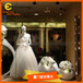 婚庆橱窗展示商场结婚礼服橱窗设计定制
