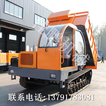 園林履帶運輸車橡膠鏈條式四不像車雙缸農(nóng)用果園履帶自卸車