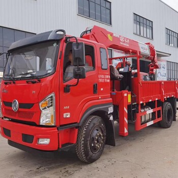 山區(qū)版隨車吊東風(fēng)暢行D1L玉柴160馬力上裝長興8噸5節(jié)臂吊機(jī)