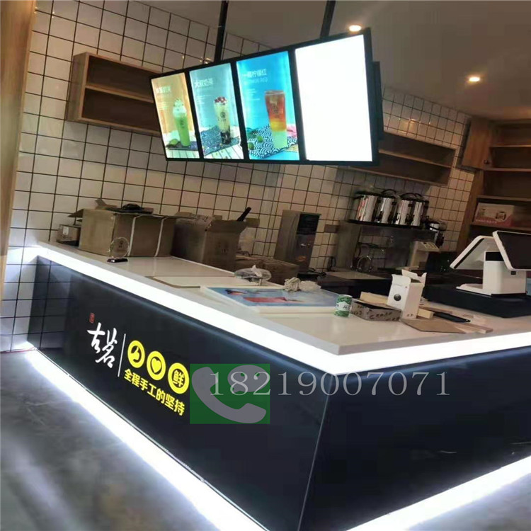 日东红茶饮品店吧台保定莲池区装修设计