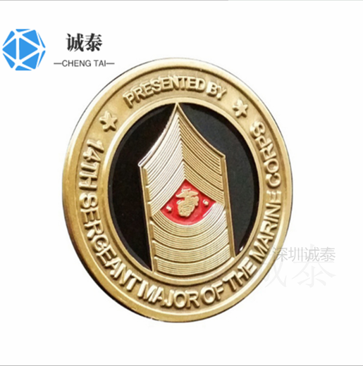 诚泰学校徽章,台湾制造金属徽章定制制作徽章
