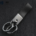 黑色皮質(zhì)鑰匙扣制作鑰匙扣4s店禮品