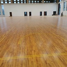 浙江室内篮球馆羽毛球馆专用体育运动木地板的安装