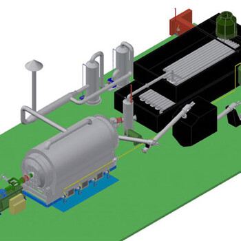 亚科废机油蒸馏设备操作简单出油率高亚克力裂解精馏设备