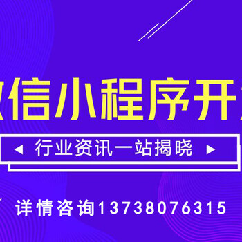 上海杭州行业应用小程序开发定制