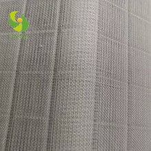 泰安润棉纺织源头厂家批发婴幼儿服装用100%竹纤维三层方格纱布坯布