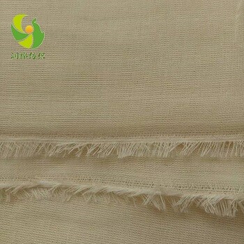 泰安潤棉紡織廠家全棉雙層紗布精梳平紋紗布坯布