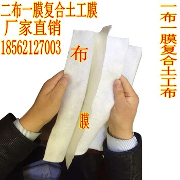 乌兰浩特防水防渗土工布两布一膜400g