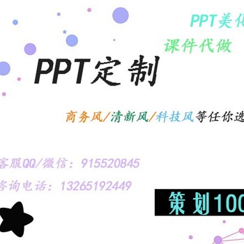 代做PPT公司-幻灯片美化