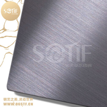 湖北武汉高要求装饰工程彩色不锈钢拉丝板定制加工厂家