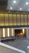 仿古铝窗花厂家定制酒店装饰铝窗花定制图片