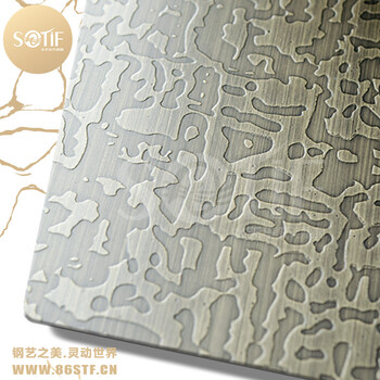 安徽镀铜厂家定制不锈钢仿铜青古铜蚀刻自由纹板