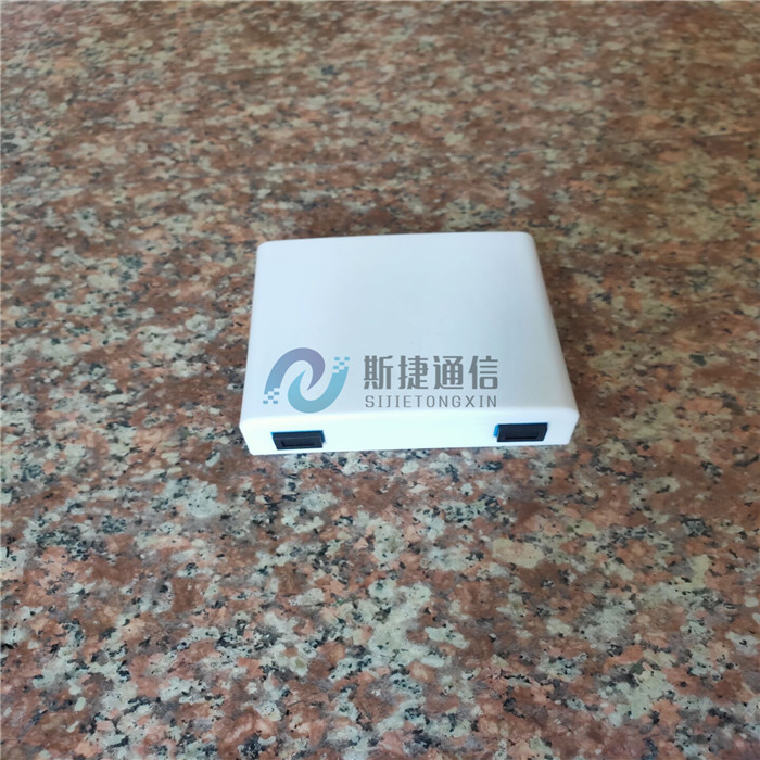 供应全新光纤信息面板86光纤盒桌面式双口新料厂家直销