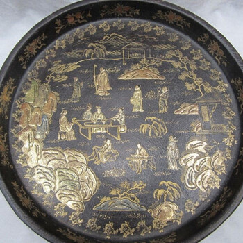 北京萬(wàn)乾堂鑒定公司私下交易漆器圓盤市場(chǎng)行情
