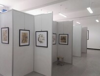 江西九江成方八棱柱铝合金画廊挂画作品展板租赁展览活动搭建策划图片1