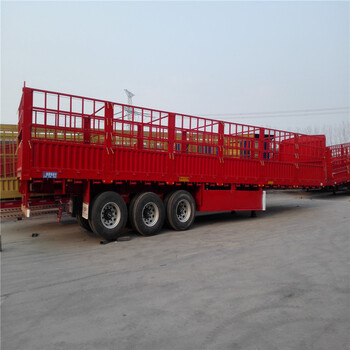 12米33.5吨3轴仓栅式运输半挂车