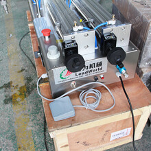 尼为机械半自动小型液体灌装机纯气动活塞式液体灌装机