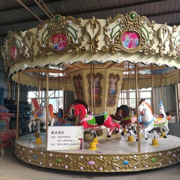 郑州航天小型公园游乐设备厂转马_儿童游乐场设备豪华转马作为游玩设备的特征