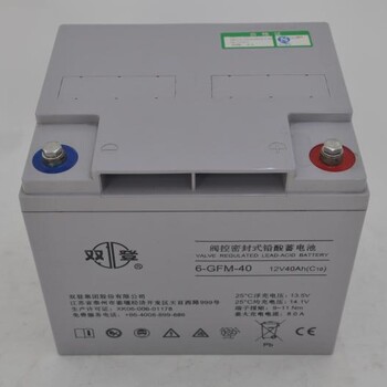 江苏双登蓄电池6-GFM-4012V40AH电厂UPS电源直流屏EPS通信系统