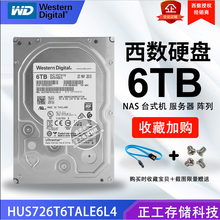 国行WD/西部数据HUS726T6TALE6L46T台式机械阵列NAS企业级硬盘