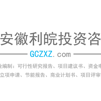 商业计划书、可行性研究报告、资金申请报告-利皖投资咨询