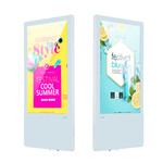 海视博液晶电梯款广告机18.5寸+10.1壁挂竖屏电梯款广告机电梯款分众广告机厂家直供