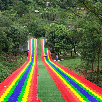 做工精良网红彩虹滑道景区七彩滑道带给您刺激体验享受