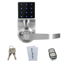 触屏密码锁可刷卡智能家居防盗锁防盗门电子锁感应锁