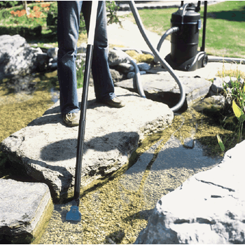 景观养鱼池使用吸污机的效果，欧亚瑟鱼池吸污机使用效果