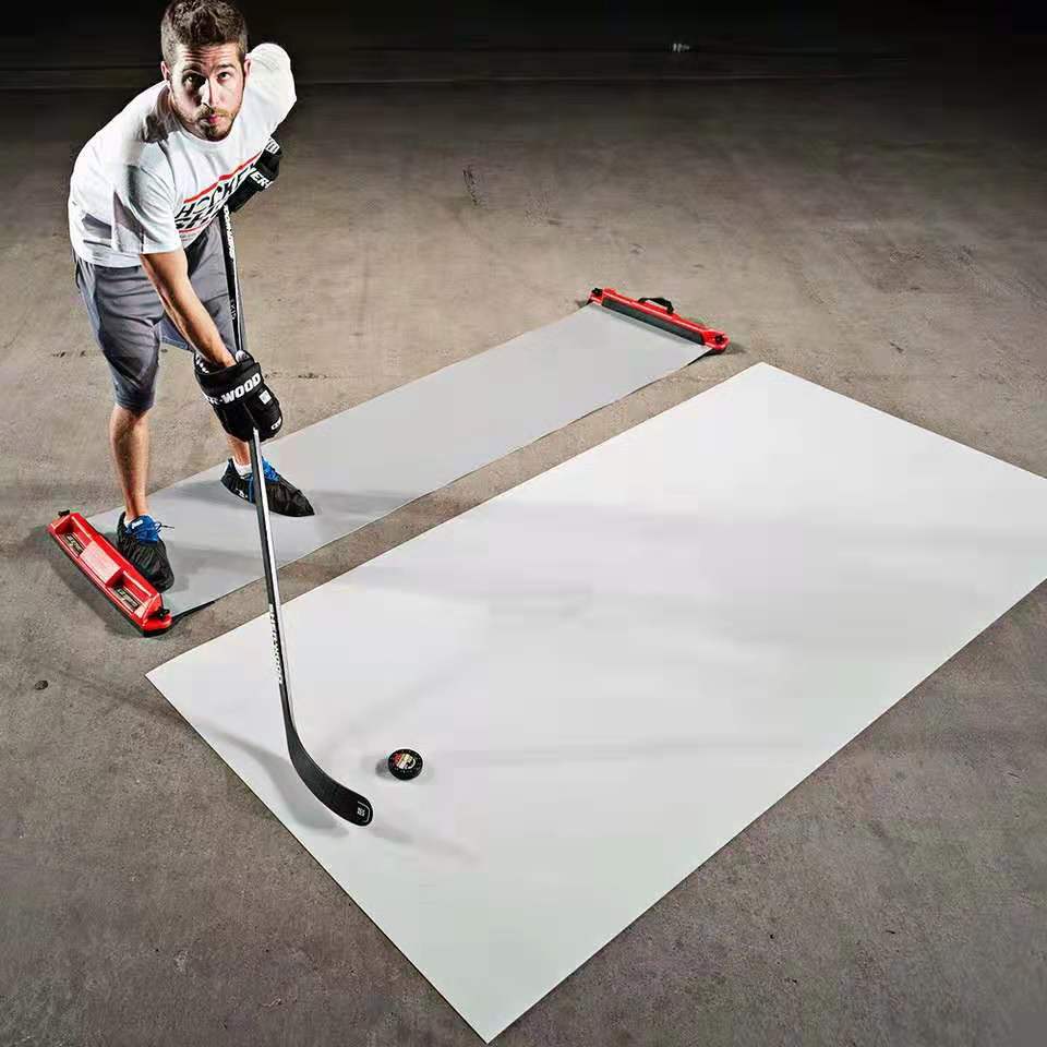 美宝润定制加工轮滑球场专用冰球训练板冰球练习板PE塑料滑行板