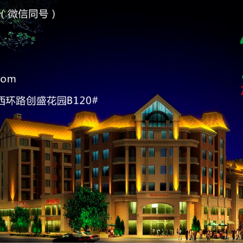 河源市東源縣當?shù)氐牧粱玖粱こ淘O(shè)計安裝房地產(chǎn)樓體亮化