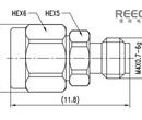 北京1mm同轴连接器_毫米波射频连接器转接器_DC-110G