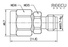 1mm连接器转接器(DC-110GHz)_REECU图片1