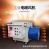 运阳温室育苗暖风机便携电暖风机烘干热风机10kw