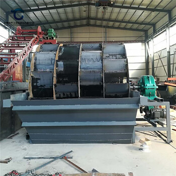 广西南宁小型石粉洗砂机生产线定制水轮洗砂设备产量高