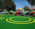 山東EPDM橡膠跑道顆粒幼兒園游樂場彈性防磕碰地面鋪裝材料