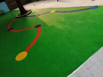 公園幼兒園健身步道健身廣場EPDM橡膠跑道學校操場地面材料圖片5