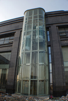 观光电梯钢结构电梯井道,钢结构井道观光电梯款式