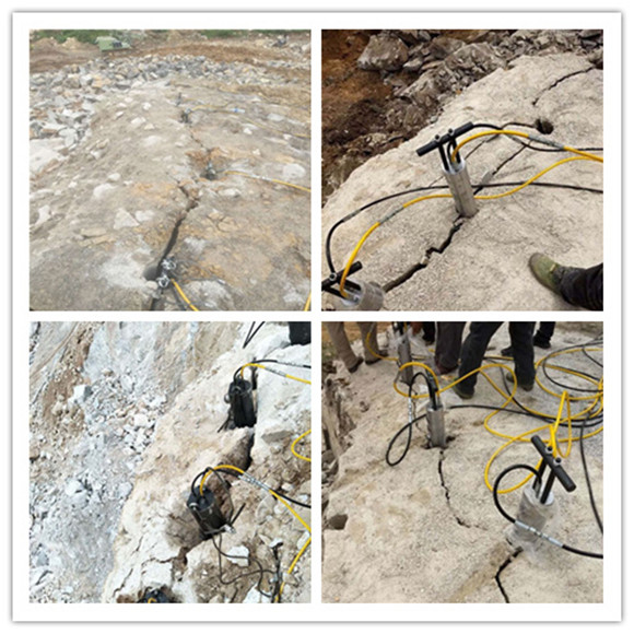 渭南石场挖掘机挖不动裂石头撑石机