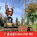 安裝在挖機上的挖樹機可以移樹一分鐘一棵樹的挖樹機
