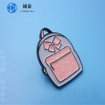 深圳金屬徽章定制學校背包掛件禮品工廠