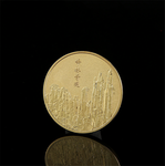 厂家定制游戏币锌合金镀金硬币旅游景点纪念币
