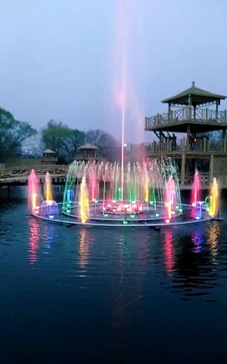 兰州水幕电影喷泉