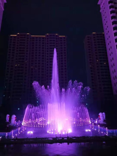 天津旱地喷泉设计