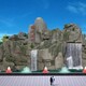定制喷泉假山图