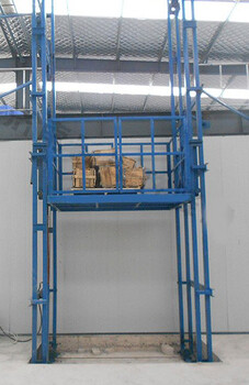 导轨式升降机液压升降货梯货物提升机小型电动升降货梯
