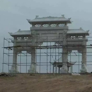 眉山花岗岩石雕牌坊厂家