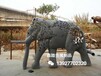 威海景观园林锻造不锈钢大象雕塑中国不锈钢动物雕塑的创意结构和设计